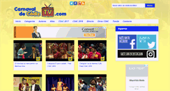 Desktop Screenshot of carnavaldecadiztv.com