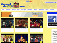 Tablet Screenshot of carnavaldecadiztv.com
